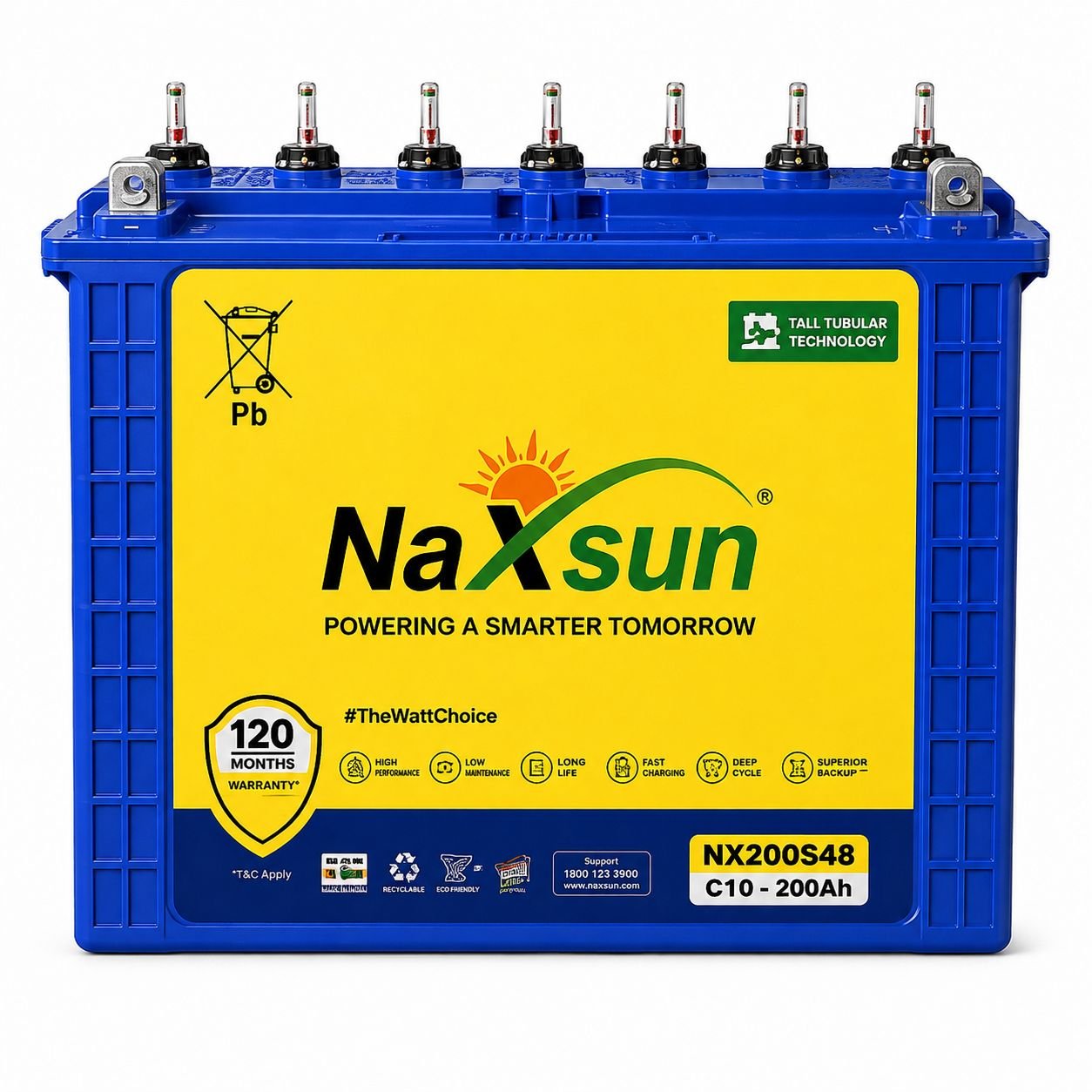NaXsun SP-18048 Tubular Battery